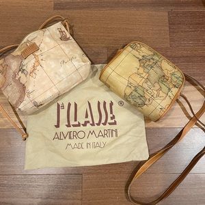 Authentic Alviero Martini Geo Classic bags.